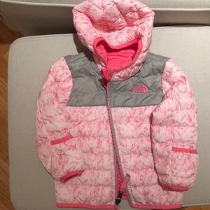 North face water repellent jacket 12-18month